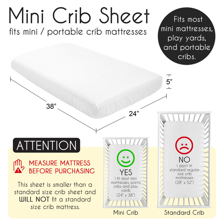 Crib mattress size 24 best sale x 38